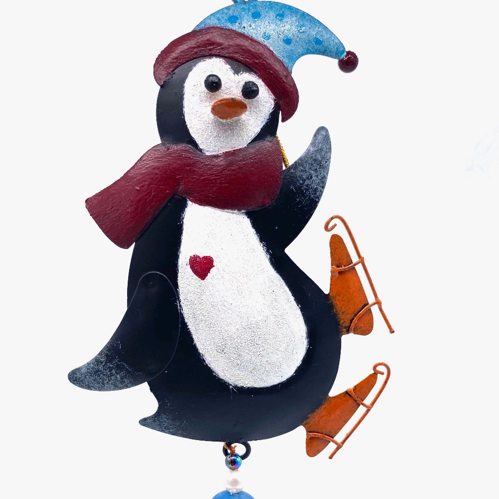 Metal Skating Ornament